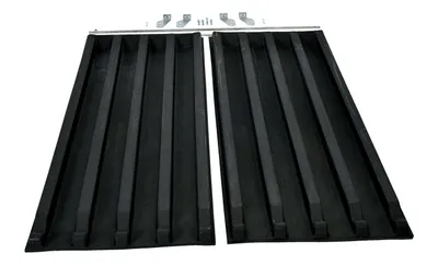 Vestil PLID-D-200 Polyethylene Heavy Duty D Style Hopper Lid