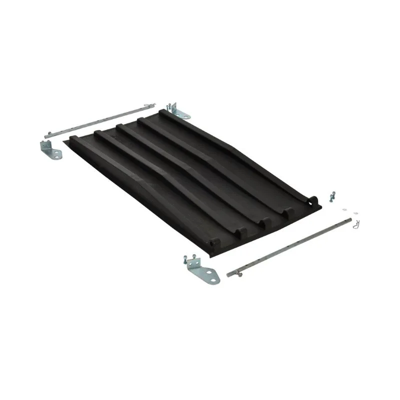 Vestil PLID-D-25 Polyethylene Heavy Duty D Style Hopper Lid