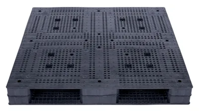 Vestil PLPG-4848-HD plastic pallet shown from an alternate angle