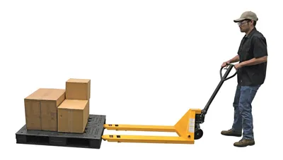 Vestil PLPG-4848-HD plastic pallet shown from an alternate angle