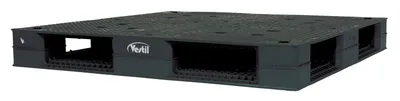 Vestil PLPG-4848 plastic pallet shown from an alternate angle