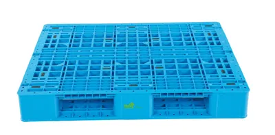 Vestil PLPR-4840-ST plastic pallet shown from an alternate angle