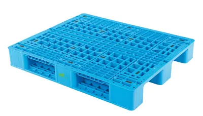 Vestil PLPR-4840-ST plastic pallet shown from an alternate angle
