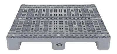 Vestil PLPS-4848 plastic pallet shown from an alternate angle