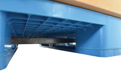 Vestil PLPS-H plastic pallet shown from an alternate angle
