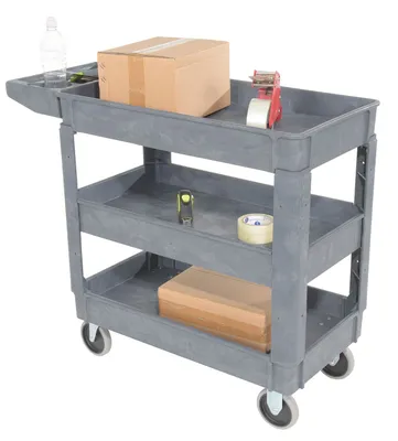 Vestil PLSC-3-1731 utility cart shown from an alternate angle