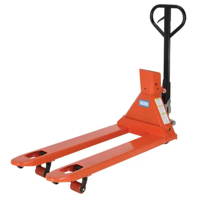Vestil PM-2146-TL-SCL-LP pallet jack shown from an alternate angle