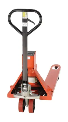 Vestil PM-2146-TL-SCL-LP pallet jack shown from an alternate angle