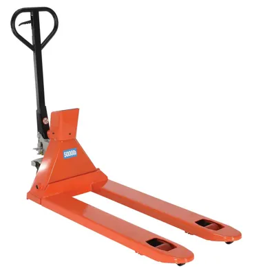 Vestil PM-2146-TL-SCL-LP pallet jack shown from an alternate angle