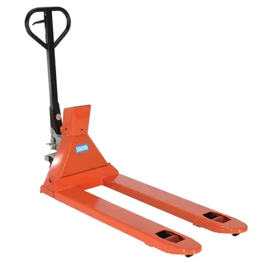 Vestil PM-2146-TL-SCL-LP pallet jack shown from an alternate angle