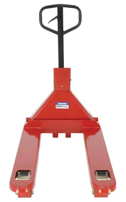 Vestil PM-2746-TL-SCL-LP pallet jack shown from an alternate angle