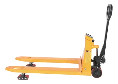 Vestil PM-2748-SCL-LP-E Steel Low Profile Economy Pallet Truck with Scale