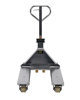 Vestil PM-2748-SCL-LP-SS Stainless Steel Low Profile Pallet Truck with Scale
