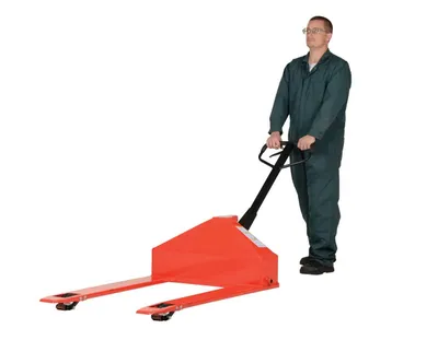 Vestil PM2-3344-SLP pallet jack shown from an alternate angle