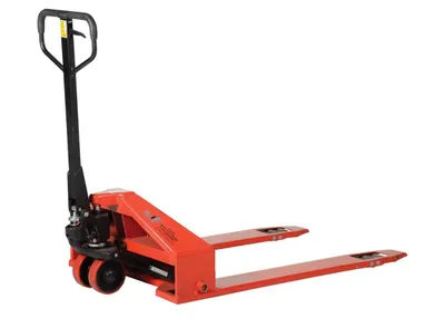 Vestil PM2-3344-SLP pallet jack shown from an alternate angle