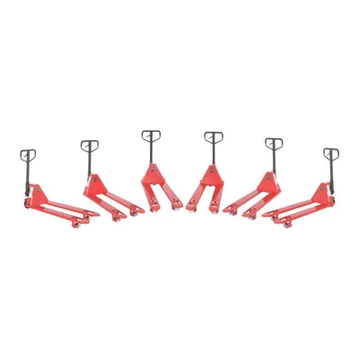 Vestil PM4-2148-LP-6PKG Steel Low Profile Pallet Trucks 6 Pack 4000 Lb. Capacity