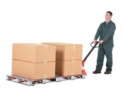 Vestil PM4-2772 pallet jack shown from an alternate angle
