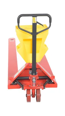 Vestil PM4-2796-UP-001 pallet jack shown from an alternate angle