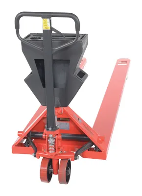 Vestil PM4-2796-UP-002 pallet jack shown from an alternate angle