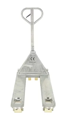 Vestil PM5-2048-S-G specialized pallet jack shown from an alternate angle