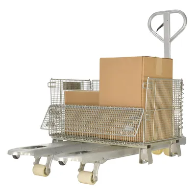 Vestil PM5-2048-S-G specialized pallet jack shown from an alternate angle