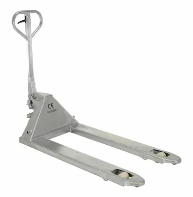 Vestil PM5-2748-S-G pallet jack shown from an alternate angle
