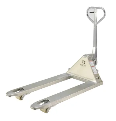 Vestil PM5-2748-S-Z pallet jack shown from an alternate angle