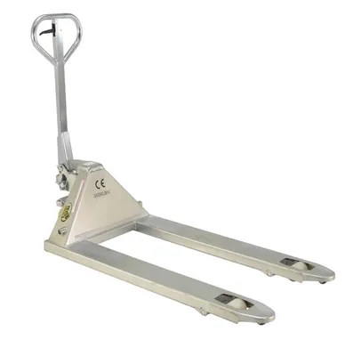 Vestil PM5-2748-S-Z pallet jack shown from an alternate angle