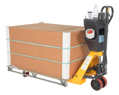 Vestil PM5-2748-Y-UP-002 Steel Plastic Pallet Truck 7
