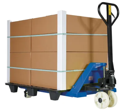 Vestil PMC-PM5-2748-N Steel Pramac Mini Hand Pallet Truck with Nylon Wheel 4