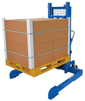 Vestil PMPS-50-AIR pallet stacker shown from an alternate angle