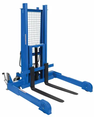 Vestil PMPS-50-AIR pallet stacker shown from an alternate angle