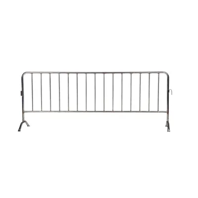 Vestil PRAIL-102-SS 304 Stainless Steel Crowd Control Interlocking Barrier with Curved Feet