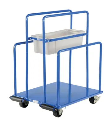 Vestil PRCT utility cart shown from an alternate angle