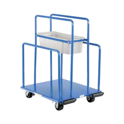 Vestil PRCT Steel Panel Cart With Glass Filled Nylon Casters