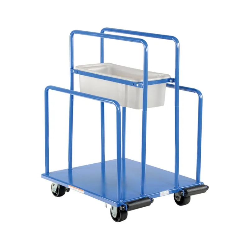 Vestil PRCT Steel Panel Cart With Glass Filled Nylon Casters