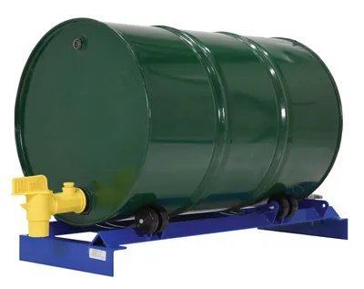 Vestil PRDC-42-R drum handling equipment shown from an alternate angle