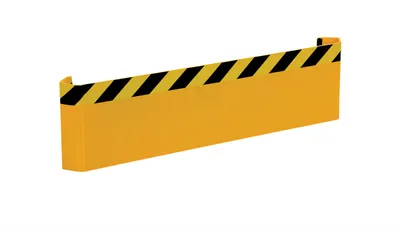 Vestil PREG-42 Steel Pallet Rack End Guard 1