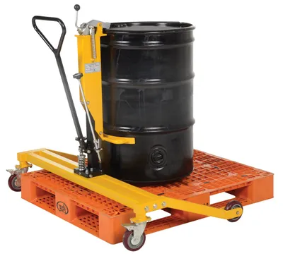 Vestil PSDT Steel Pallet Straddling Drum Truck 5