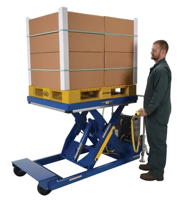 Vestil PST-1-46 lift table shown from an alternate angle