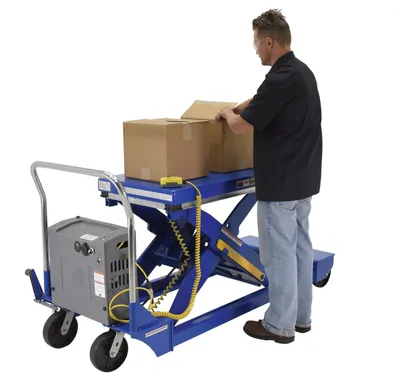Vestil PST-2448-3-46 lift table shown from an alternate angle