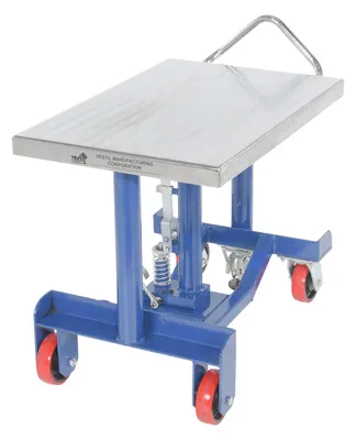 Vestil PT12-10 Steel Low Profile Post Lift Table
