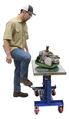 Vestil PT12-10 Steel Low Profile Post Lift Table