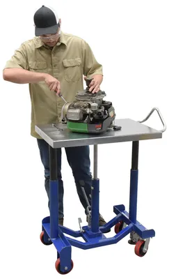 Vestil PT12-10 Steel Low Profile Post Lift Table