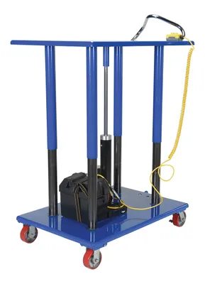Vestil PT2436E Steel Linear Actuated Low Profile Post Lift Table