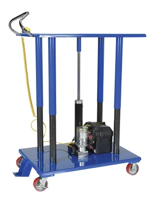 Vestil PT2436E Steel Linear Actuated Low Profile Post Lift Table