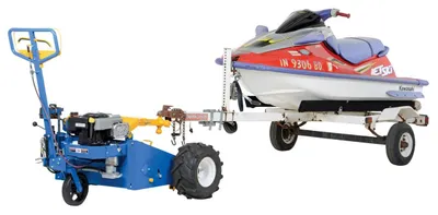Vestil PTM-GPT trailer mover shown from an alternate angle