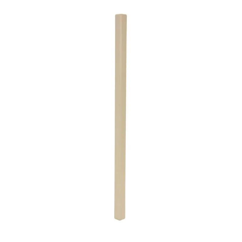 Vestil PVC-A-2-BG PVC Plastic Corner Protector with Aluminum Insert 90 Degree Beige