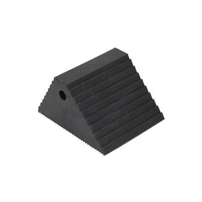 Vestil PWC-DS-BK Recycled Plastic Dual Slope Wheel Chock