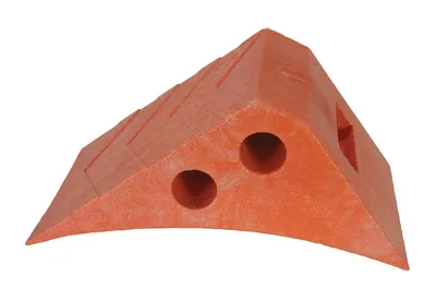 Vestil PWC-OR wheel chock shown from an alternate angle